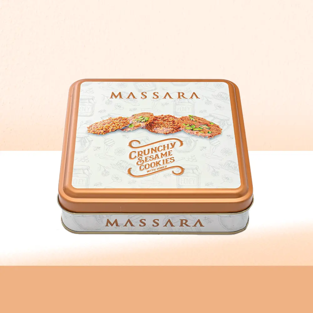 Crunchy Sesame Cookies 200 gr Crunchy Sesame Cookies 200 gr