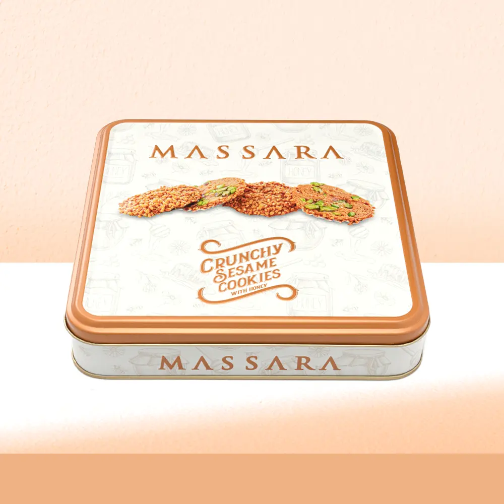 Crunchy Sesame Cookies 400 gr Crunchy Sesame Cookies 400 gr