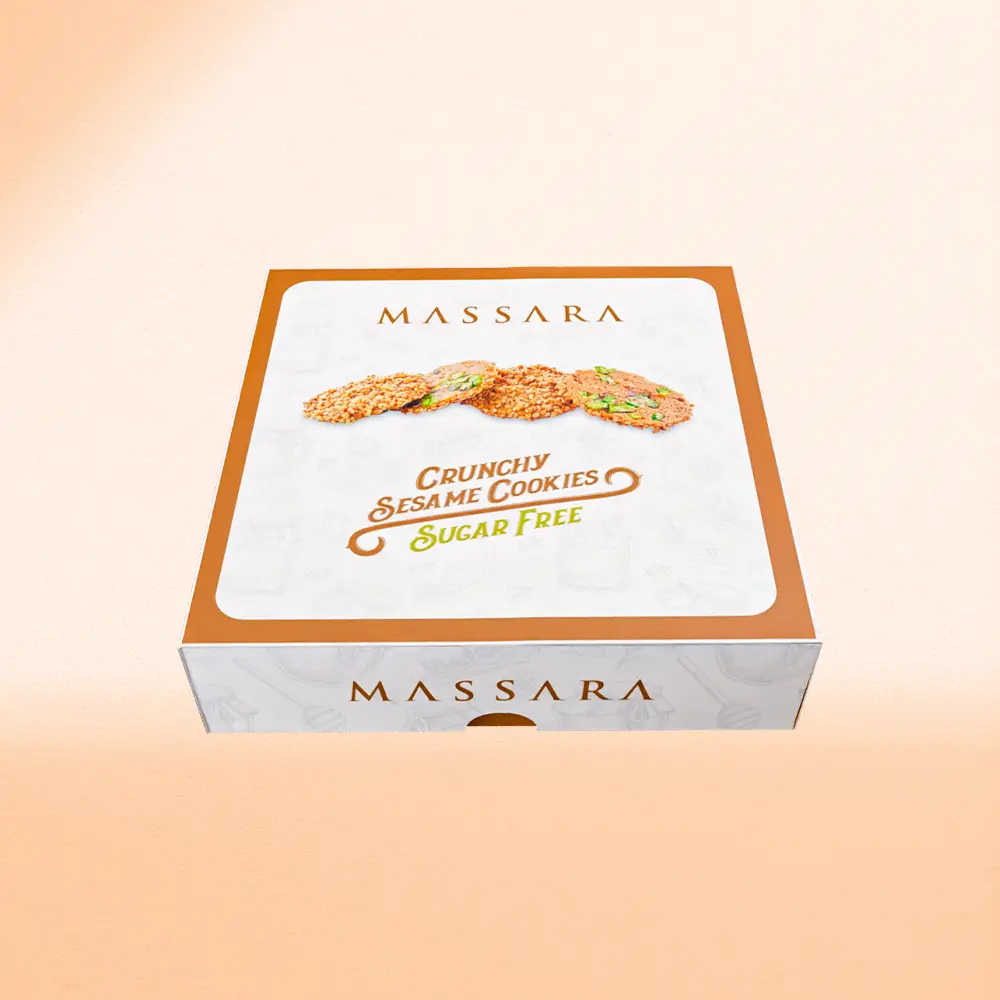 Crunchy Sesame Cookies Sugar Free 200g